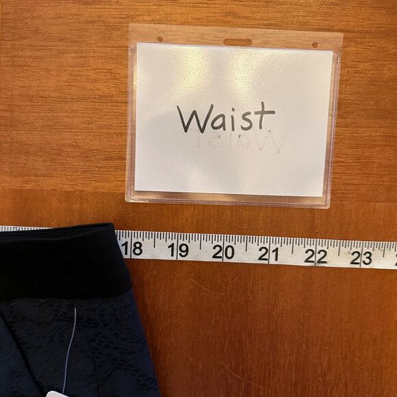 Halogen 12 NWT Black Brocade paisley tailored zipper close pants slacks trousers - Picture 3 of 9